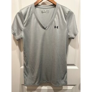 Under Armour Women's Gray Tee Medium